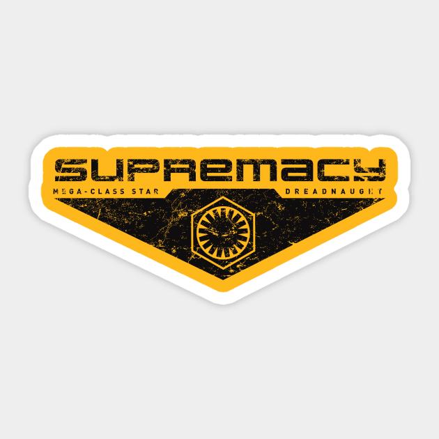 Supremacy Sticker by MindsparkCreative